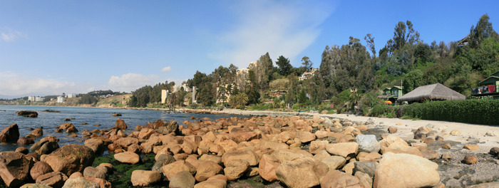 Chili Horcón Baie Cabane
